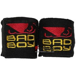 Бинты боксерские эластан Bad Boy MA-5464 (3м, черный)