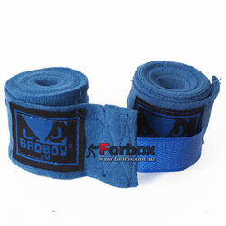 Бинти боксерські еластан Bad Boy MA-5464 (3м, синій)