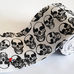 Бинти боксерські Zelart Skull еластичні (4456R-118, біло-чорні)