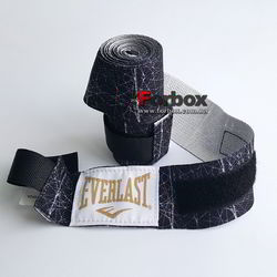 Бинты для бокса Everlast Printed Hand Wraps (P00001252, черно-серые)