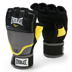 Перчатки гелевые Everlast с утяжелителями Weighted Gel (4334GL, черные)