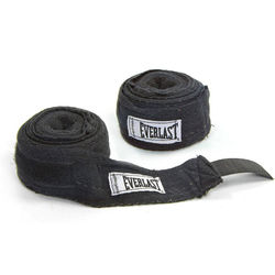 Бинты боксерские Everlast хлопок (4456R, черные)