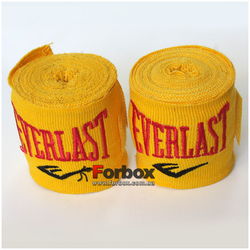 Бинты боксерские эластан Everlast MA-5465 (3м, желтый)