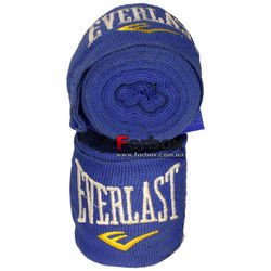 Бинты боксерские эластан Everlast MA-5465 (3м, синий)