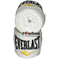 Бинти боксерські еластан Everlast MA-5465 (3м, білий)