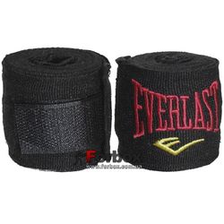 Бинты боксерские эластан Everlast MA-5465 (3м, черный)