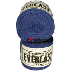 Боксерские бинты Everlast хлопок (VL-0003, синие)