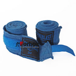 Боксерские бинты Everlast спандекс (BO-3729, синие)