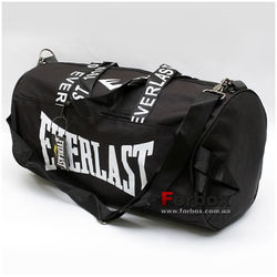 Сумка для спортзалу Everlast бочонок (GA-0155-BK, чорна)