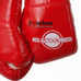 Сувенирные боксерские перчатки с логотипом (Klogo, красно-белые)