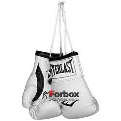 Сувенирные перчатки Everlast на шнурках для авто (1381, белые)