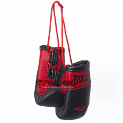 Сувенирные перчатки Everlast на шнурках для авто (1381, черно-красный)