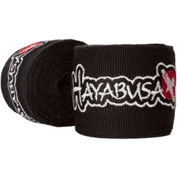 Боксерські бинти Hayabusa Hand Wraps еластичні (HHWE, чорні)