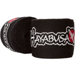 Боксерские бинты Hayabusa Hand Wraps эластичные (HHWE, черные)