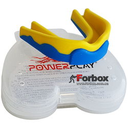 Капа боксерская Power Play 3301 (youth, сине-желтая)