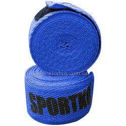 Боксерські бинти бавовна Sportko (1158-bk, сині)
