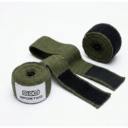 Боксерські бинти бавовна Sportko (1158-h, хакі)