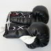 Боксерские перчатки TITLE для автографа 18см на шнурках (MRCG, черные)