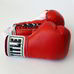 Боксерские перчатки TITLE для автографа 18см на шнурках (MRCG, красные)