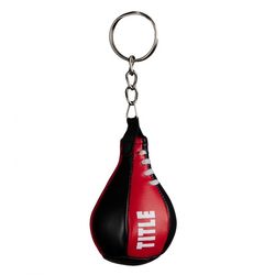 Сувенирная груша TITLE mini speed bag keyring (MSBKR, черно-красный)