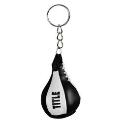 Сувенірна груша TITLE mini speed bag keyring (MSBKR, чорно-біла)