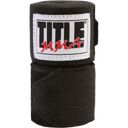 Боксерські бинти Title Semi Elastic MMA (HWTSEM, чорні)