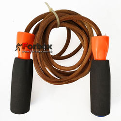 Скоростная скакалка TITLE Classic Leather Speed Ropes с утяжелителями SJRL