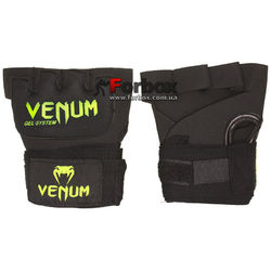 Гелевые быстрые бинты (перчатки) Venum (VL-5798, черные)