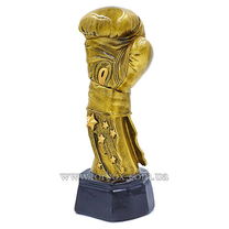 Статуэтка наградная спортивная Боксерская перчатка (C-1757-A, золотой)
