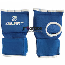 Быстрые бинт-перчатка Zelart из полиэстера (BO-3867-BL, синий)