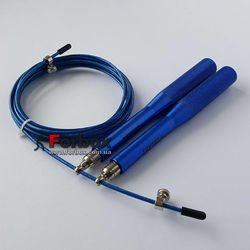 Скакалка швидкісна Zelart Кросфіт на підшипниках зі стальною ручкою (FI-5100, синій)