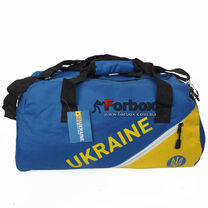 Сумка спортивная с национальной украинской символикой (GA-606, сине-желтая)