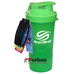 Шейкер 3х камерный для спортивного питания Smart Shaker Original 400+100+100 ml (FI-5053, зеленый)