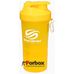 Шейкер 3х камерний для спортивного харчування Smart Shaker Original 400+100+100 ml (FI-5053, жовтий)