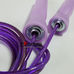 Скакалка зі стальним тросом Zelart швидкісна (FI-4865, фіолетова)