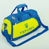 Сумка для тренировок с национальной украинской символикой (GA-5632-U, сине-желтая)