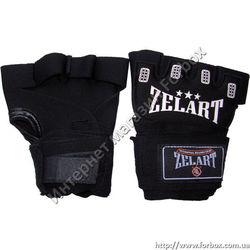 Гелевые быстрые бинты (перчатки) Zelart (ZB-6106, черные)