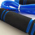 Скакалка швидкісна Zelart з підшипниками PVC (FI-8008, чорно-синя)