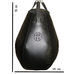 Груша боксерская SPURT Капля из натуральной кожи 0,95м*0,65м вес 45-65 кг (SP-01К, черная)