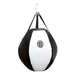 Груша боксерська кругла Spurt PVS 60см 30кг (SP-02K, чорно-біла)