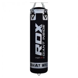 Боксерский мішок RDX Leather Black 1.4 м, 45-55 кг