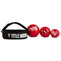 Профессиональный Fight ball TITLE REFLEX BALL (PPHN, черно-красный)