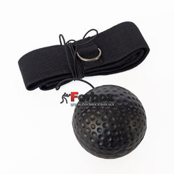 Теннісний мяч на резинці Fight Ball (BO-0374-BK, чорний)