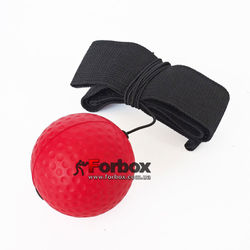 Теннисный мяч на резинке Fight Ball (BO-0374B-R, красный)