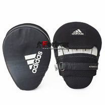 Лапи Adidas Curved Punch Mitts (ADIBAC015, чорно-білі)