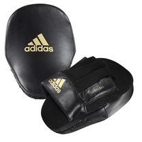 Лапы скоростные Adidas Speed Coach Mitts PU (ADISBAC014, черно-золотые)