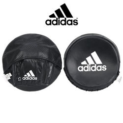 Лапы боксерские Adidas Pro Disk Punch Mitts кожа (ADISDP01, черные)