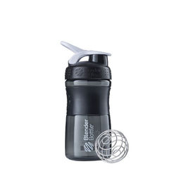 Шейкер Blender Bottle SportMixer з кулькою 590 мл (BB-71823-BKW, Чорно-Білий)