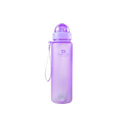 Пляшка для води More Love CASNO 400ml із соломинкою (MX-5028-pr, Фіолетовий)