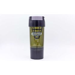 Шейкер 2х камерный для спортивного питания Muscletech 500+100 ml (FI-7016, серый)